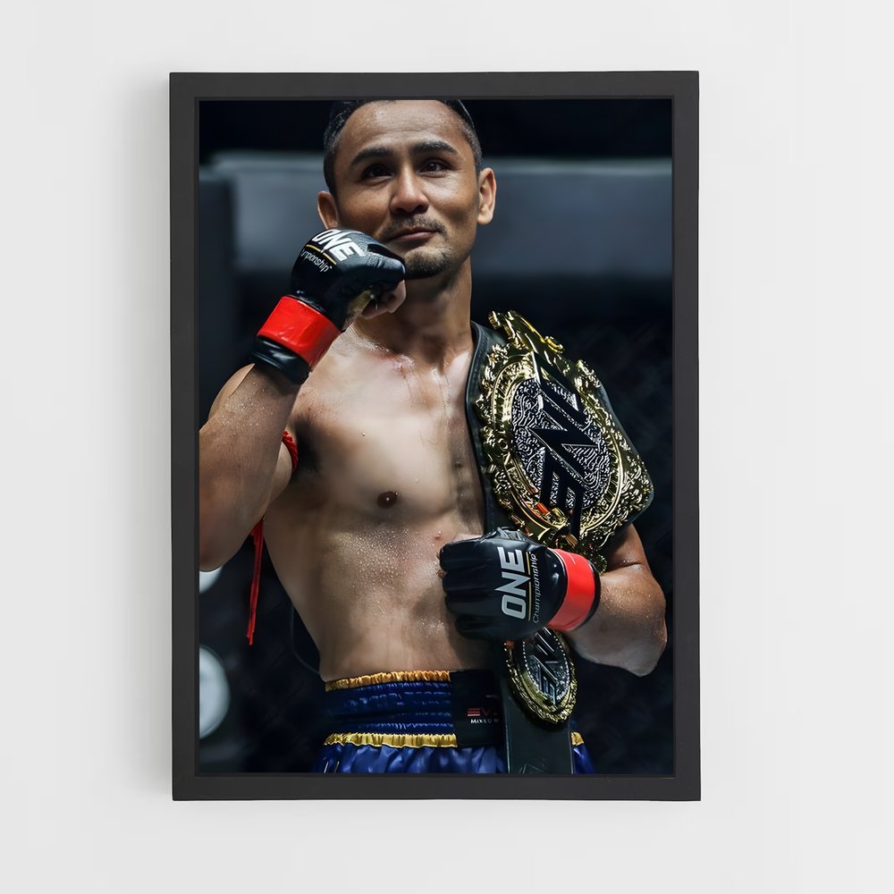 Poster Manny Madness – affiche Muay Thai (vue 2)